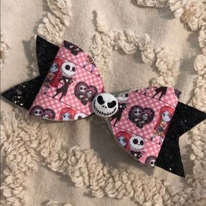 Jack Skellington Hair Bow